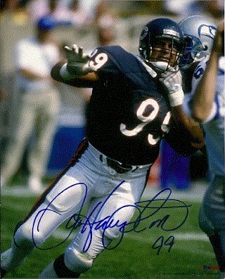 Autographed/Hand Signed Dan Hampton 8x10 Photo - Chicago Bears