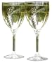 Hortense B. Hewitt Wedding Accessories 25th Anniversary Wine Glasses, Set of 2