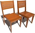 Strathwood Sheffield Stackable Dining Chair, Set of 2 [Amazon Frustration-Free Packaging]