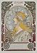 LA PLUME art nouveau POSTER Alphonse Mucha deco RARE - 24