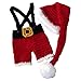 Jastore® Infant Newborn Costume Photography Prop Santa Claus Crochet Knitted (Style 2)