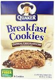 Quaker Breakfast Cookies Oatmeal Chocolate Chip, 6-Count Boxes (Pack of 6)