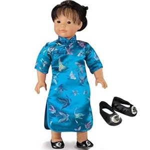 Teal Mandarin Dress & Black Shoes