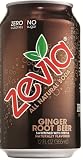 Zevia All Natural Soda, Ginger Root Beer, 12 Ounce (Pack of 24) Frustration Free Package