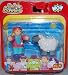 Wow Toys Best Buddies White Sheep with Little Girl in Pink Jacket 2 Pieces