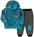 Calvin Klein Baby Boys' Stripes Hooded Pullover with Pants Set