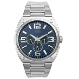GUESS Men's Stainless Steel Blue Dial Watch #U10008G2