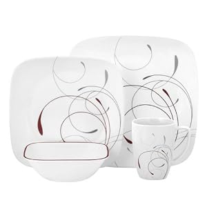 Corelle Square Round Splendor 16-Piece Square Set
