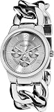 Akribos XXIV Womens AK531SS Ultimate Multifunction Twist Chain Quartz Watch