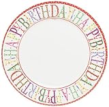 Caspari Birthday Paper Dinner Plates, Set of 8