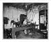 Historic Print (L): [Maintenance Section of U.S. Capitol: man at lathe in the machine shop]