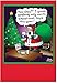 NobleWorks - Box of 12 Cartoon Christmas Cards - Funny Adult Holiday Greeting Cards, Festive Notecard Set Bulk (1 Design, 12 Cards) - Rice Cakes B1587