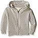 Burt's Bees Baby Unisex Quilted Zip Front Organic Hoodie, Heather Grey, 18 Months