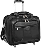 Review McKlein  / McKlein CHICAGO Nylon 17in. Laptop Overnight Case Wheeled Laptop Cases
