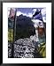 Mani Stone, Nepal Religion & Philosophy Framed Art Poster Print by Michael Brown, 25x31