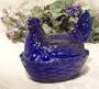 Hen on Nest - Carnival Glass