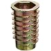 Zinc Threaded Insert, UNC Threads, HRC82 Hardness, 5/16"-18 Threads, 25mm Length, 41000 psi Tensile Strength, Made In US, Pack Of 25