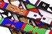 Designer Dog Collar 12" Handmade Beaded Leather