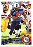 2011 Topps Football Card # 60 Chris Johnson / (blue jersey) - Tennessee Titans - NFL Trading Card in a Protective Case!