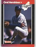 1989 Donruss #197 Orel Hershiser - Los Angeles Dodgers (Baseball Cards)