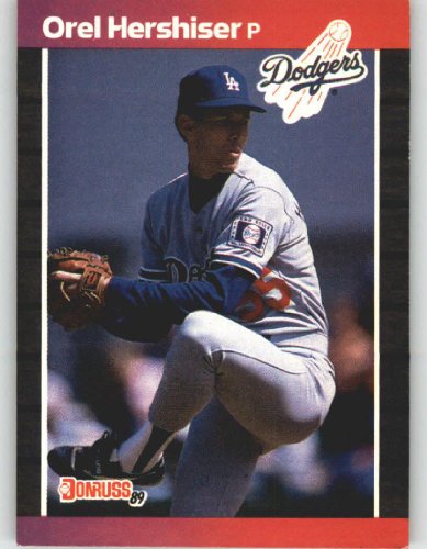 1989 Donruss #197 Orel Hershiser - Los Angeles Dodgers (Baseball Cards)