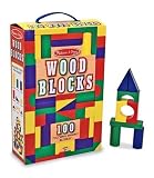 Melissa & Doug 100-Piece Wood Blocks Set