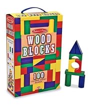 Melissa & Doug 100 Piece Wood Blocks Set
