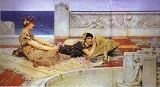 Alma-Tadema, Sir Lawrence - Love Votaries. Hand Painted Reproduction Oil on canvas