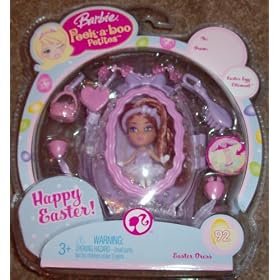 Barbie Peek-a-boo Petites Easter Egg Citement Easter Dress #92