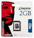 Kingston 2 GB microSD Flash Memory Card SDC/2GBSP (Single Pack)