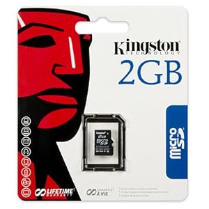 Kingston 2 GB microSD Flash Memory Card