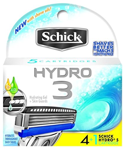 Schick Hydro 3 Cartridges 4 ea