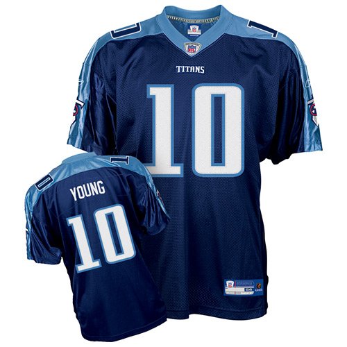 Reebok Tennessee Titans Vince Young Authentic Alternate Jersey Size 56