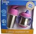 Foogo By Thermos Leak-proof Ss 12 Oz Straw Bottle and 7 Oz Sippy Cup with Handle (Pink)
