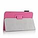 Kindle HD 7 Case - Exact Amazon Kindle Fire HD 7 4th Gen Case [PRO Series] - Premium PU Leather Folio Case for Amazon Kindle Fire HD 7 4th Generation (2014) Hot Pink