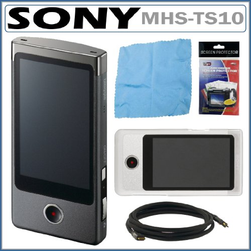 Sony MHS-TS10 1080p HD 4GB Bloggie Touch Camera in Black + Accessory Kit