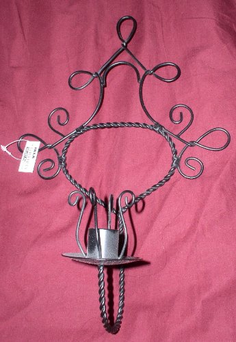 Best Cheap Pair of Ikea Black Candleholders Candlesticks Metal Scroll