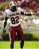 Troy Williamson South Carolina Gamecocks 8x10 Autographed Photograph