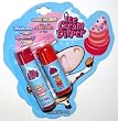 Ice Cream Dipper Lip Balms, Bubblegum with Strawberry Cream, Cookies and Cream with Cherry Cream Flavors (1 Pack)