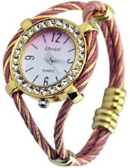 HACBIWA 2013 Cool Fashion Women Men Lady Rope Wrist Watches 5 colors