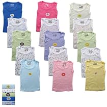 5-Pack Lightweight Sleeveless Tee Tops