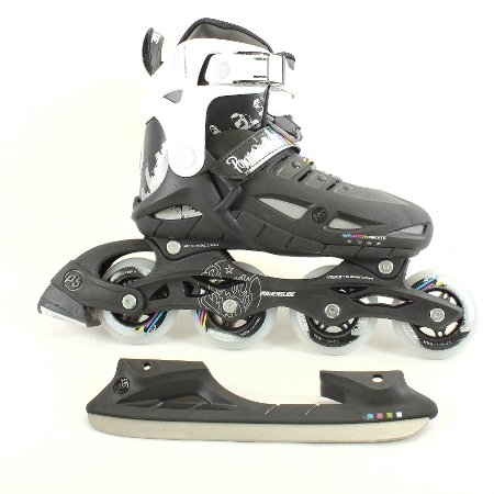 Powerslide Kinder Inline Skate Mit Eiskufe Phuzion 1  Combo, schwarz/wei&szlig;, 33-36, 901179/3 Preisvergleich