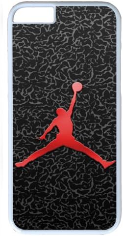 icasepersonalized Personalized Protective Case for iPhone 6 - Michael Jordan, NBA Chicago Bulls #23 white and White
