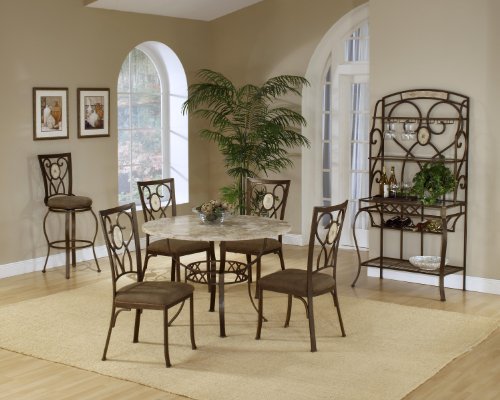 5 Piece Round Dining Back Chairs