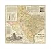 Large Scale County and Railroad Map of Texas; 1891 by Rand McNally and Company poster print,20 in. x