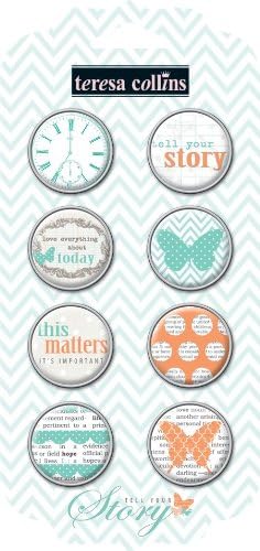 Teresa Collins Designs Tell Your Story Decorative Brads