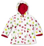 Kids Headquarters Baby-girls Infant Pleather Outerwear Jacket, White/Red, 24 Months