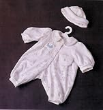 RETIRED RARE Blue/White Romper with Bears + Hat 20