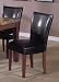 Kitchen & Housewares : Set of 2 Soho Collection Black Leatherette Parsons Dining Chair/Chairs