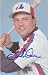 Autographed/Hand Signed Team Issued Postcard Spike Owen Montreal Expos